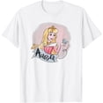 thumbnail image 1 of Sleeping Beauty Princess Aurora in Pink Dress DTG Print Unisex T-Shirt,White Color,Size 4T, 1 of 5