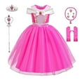 thumbnail image 1 of Princess Dress Aurora Costume Girls Costumes Birthday Party Dress up for Girls 2T 3T(Q99), 1 of 6