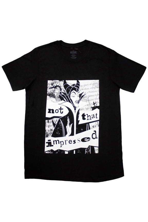 Sleeping Beauty Unisex T-Shirt: Maleficent Not That Impressed (Small)