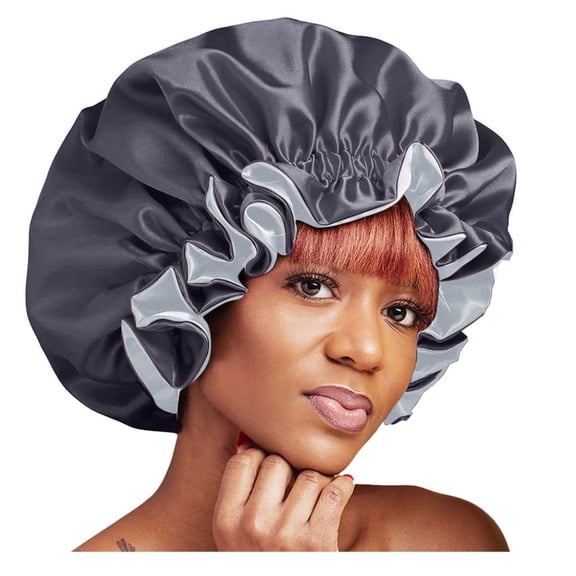 BWASD Sleeping BonnetSatin Lined Bonnet Women Beauty Satin Silk Bonnet Sleep Cap HatLarge Wide Sleep Cap