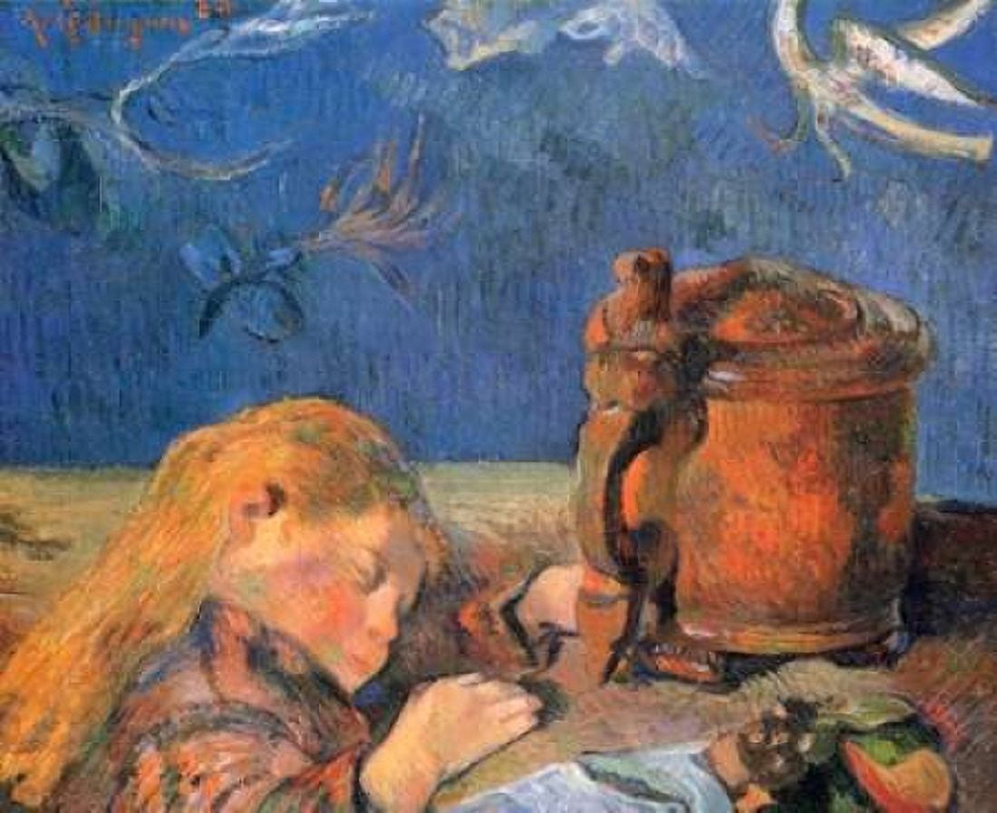 Sleeping Boy Canvas Art - Paul Gauguin (20 x 24)