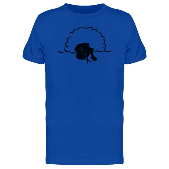Sleeping Cartoon Sheep T-Shirt Men -Image by Shutterstock, Male Medium