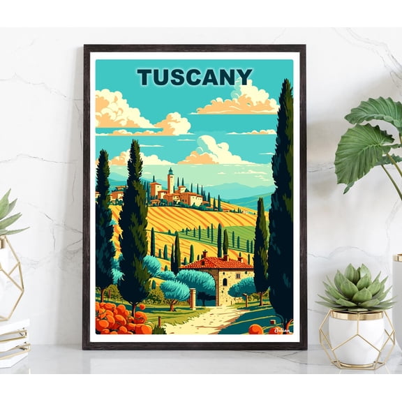 Sleeping Cat On Moon Print, Night Sky Kitty Print, Dreamy Cat Wall Art Home Decor #5061, 24x36 UNFRAMED