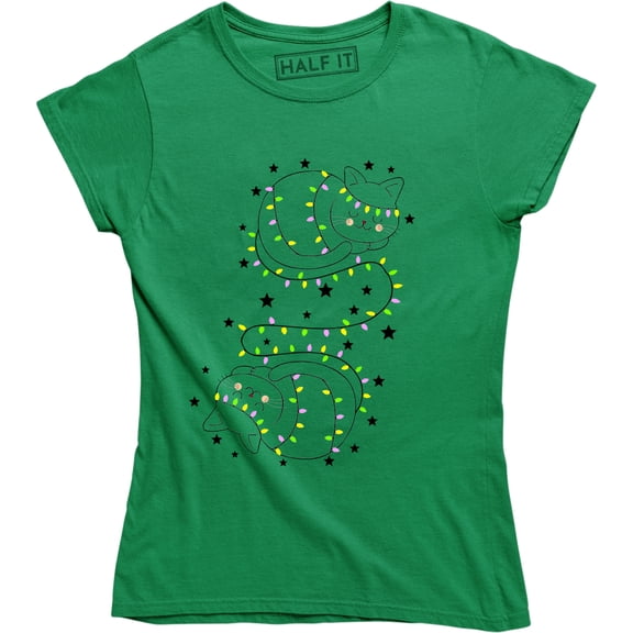 Sleeping Cats - Cat Lover Christmas Holiday Women's T-Shirt