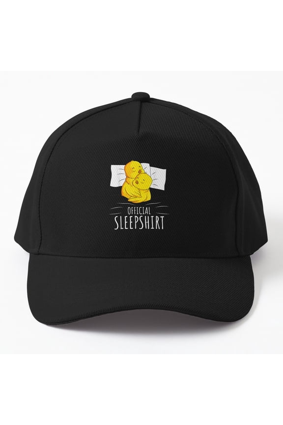 Sleeping Chick Farmer Baseball Hat, Poultry Farm Resting Bird Design, Classic Cap