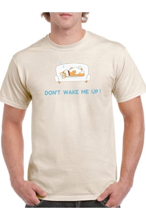 Sleeping Corgi On Couch T-Shirt Men -Image by Shutterstock, Male Medium