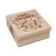 thumbnail image 1 of Sleeping Dino Snores Dinosaur Pun Square Rubber Stamp Stamping Scrapbooking Crafting - Medium 1.75in, 1 of 7