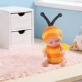 thumbnail image 1 of Sleeping Face Baby Doll Toys, Vinyl Lifelike Doll Toys, Soothing Calm Comfort Toys, Cute Animal Costume Toys, Desktop Bedroom Decor Toys, Kids Pretend Play Companion Gift Toys, 1 of 6