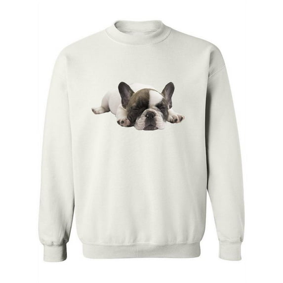 Sleeping French Bulldog Puppy Sweatshirt Women -Image by Shutterstock, Female Small