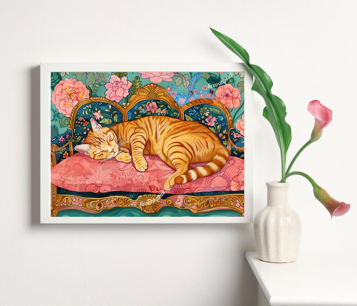 Cat Wall Units With Rustic Maximalist Style photo