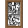 thumbnail image 1 of Sleeping Groom and Sorceress 24x16 Gold Ornate Wood Framed Canvas Art by Hans Baldung, 1 of 2
