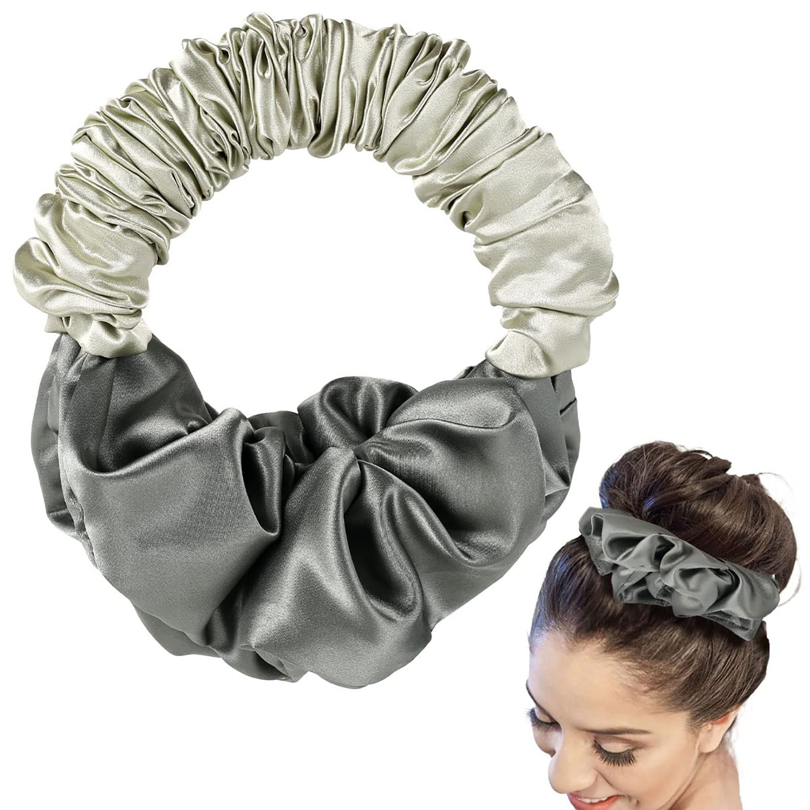 Sleeping Hair Curler Satin Pillow Scrunchies Hair Ties Scrunchies Frizz