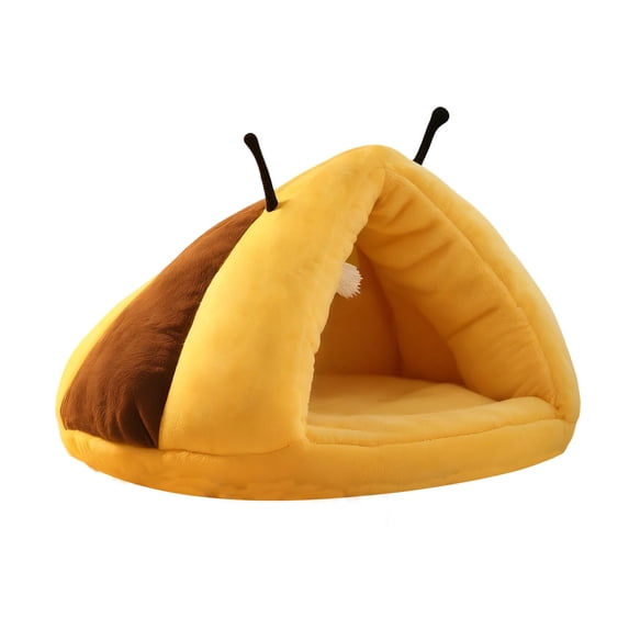 Sleeping House with Semi-Enclosed Warm Design and Elastic Support, Ideal for Animal Comfort, Year-Round Use, and Creating Secure Resting Environment for Your Pets During Winter Seasons and Daily Naps