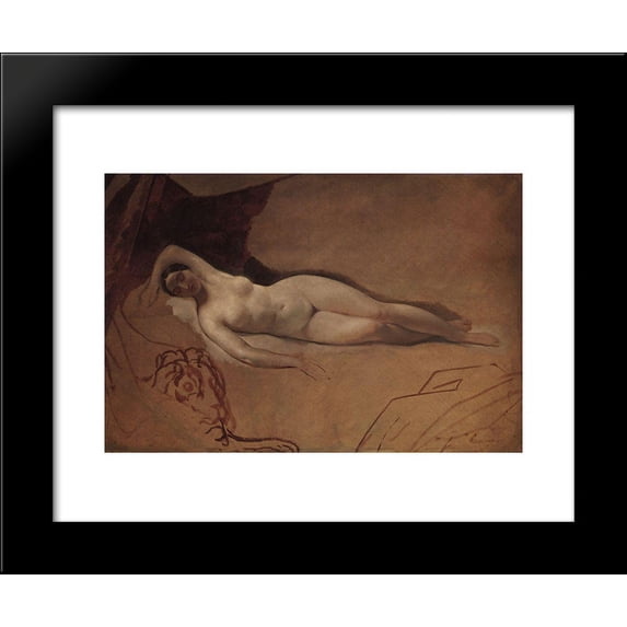 Sleeping Juno 20x24 Framed Art Print by Karl Bryullov