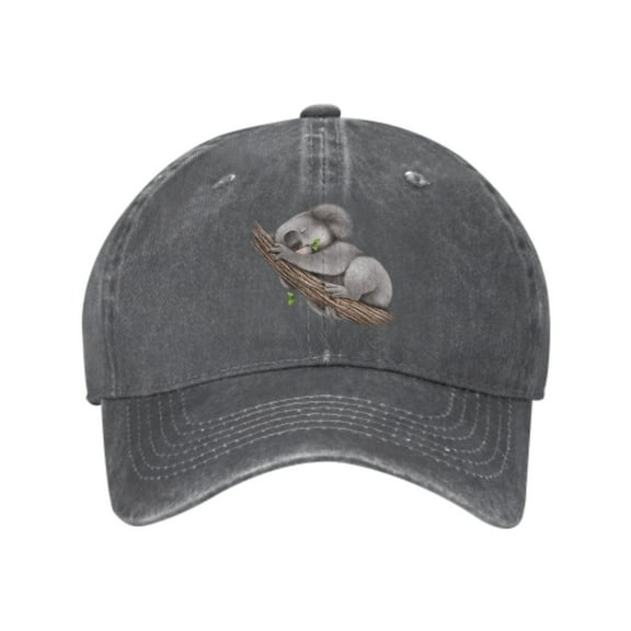 Sleeping Koala Baseball Caps for Men Women Adjustable Casual Trucker Hats for Fishing Outdoor Activities Fashion Hats