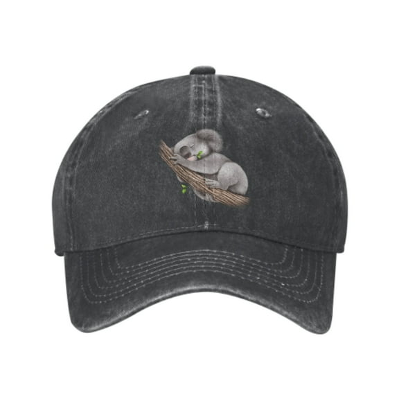 Sleeping Koala Baseball Caps for Men Women Adjustable Casual Trucker Hats for Fishing Outdoor Activities Fashion Hats