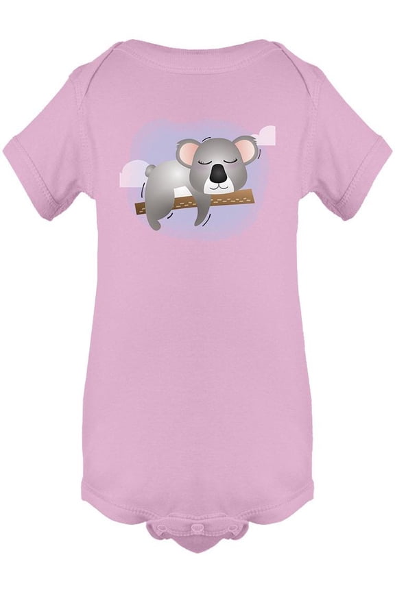Sleeping Koala Cartoon Bodysuit Infant -Image by Shutterstock,  24 Months