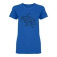 thumbnail image 1 of Sleeping Koala Design T-Shirt Women -Image by Shutterstock, Female x-Large, 1 of 2