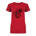 thumbnail image 1 of Sleeping Koala Graphic T-Shirt Women -Image by Shutterstock, Female x-Large, 1 of 2
