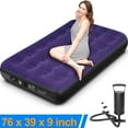 thumbnail image 1 of Sleeping Mat Camping Pad Camping Cot Mattress (76''x39'') with Air Pump for Outdoor & Indoor, Picnic, Hiking, 1 of 7