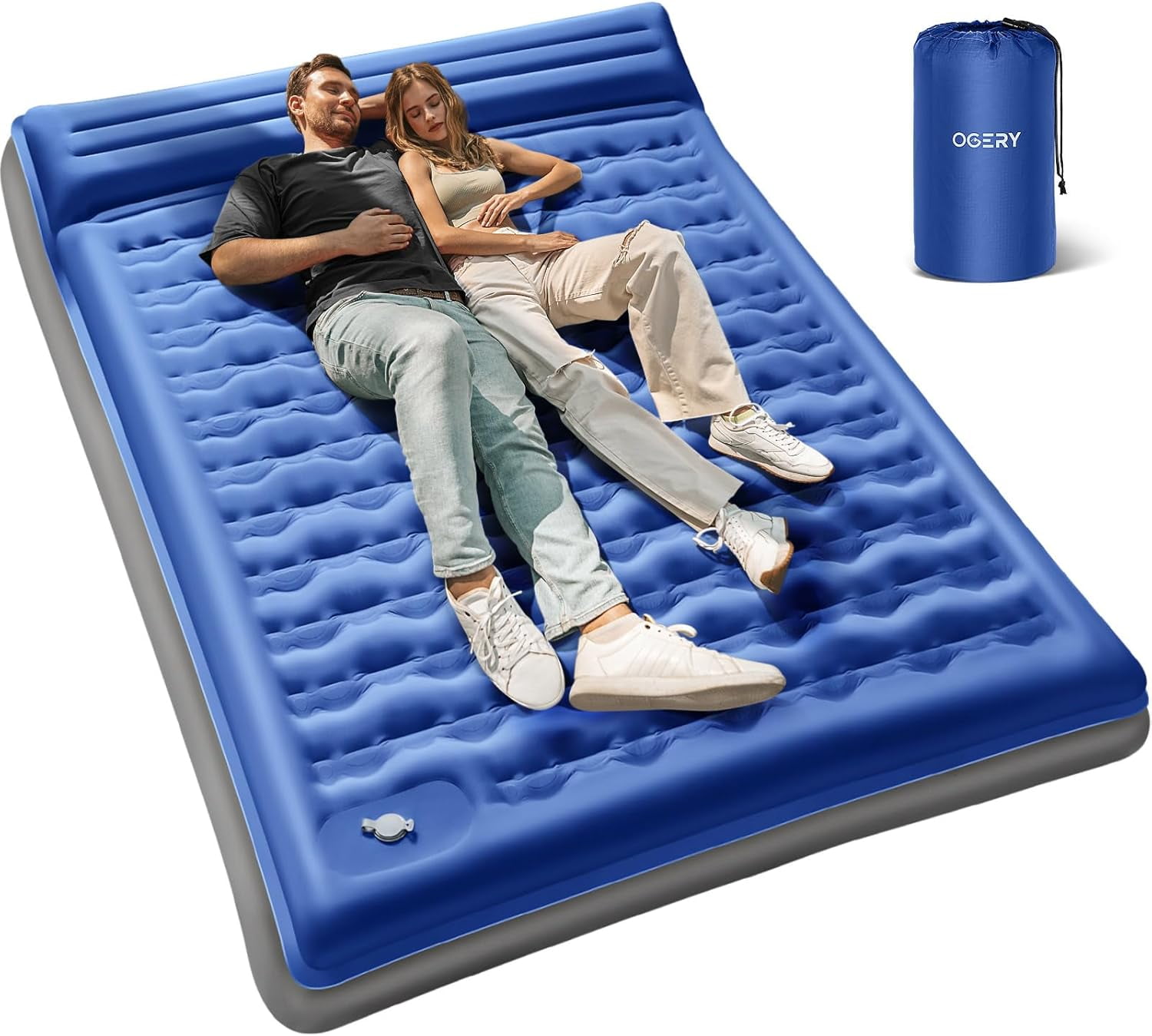 NEW Qomotop Ultra Thick Self-Inflating Camping Mattress