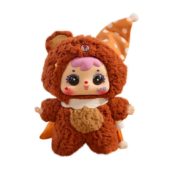 Sleeping Plush Surprise Box, Cute Stuffed Animal Mystery Box With 6 Regular Styles And 1 Hidden Plush, Randomly Selected Dolls For Collection And Daily Fun