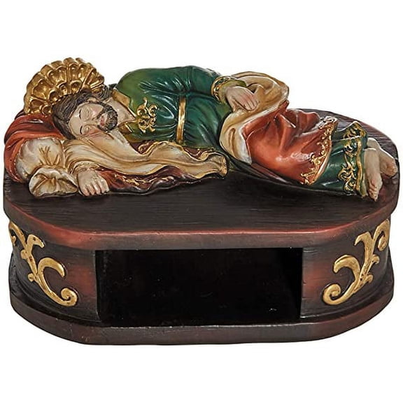"Sleeping Saint Joseph with Shelf Base Statue, 6 Inch"