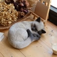 thumbnail image 1 of Sleeping Siamese Cat Statue, 1 of 6