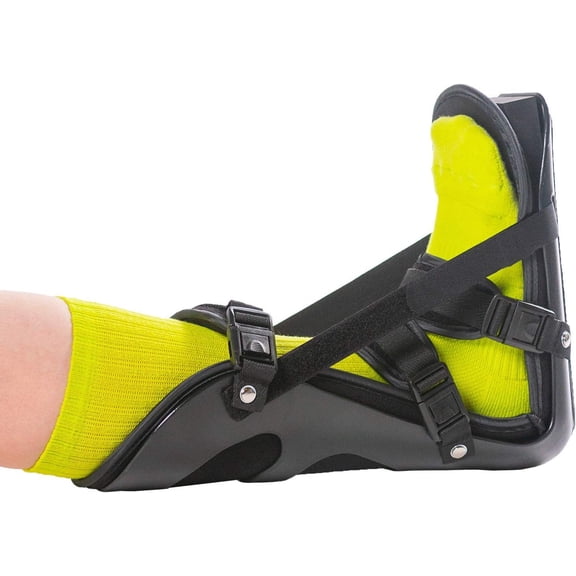 Sleeping Stretch Boot - Plantar Fasciitis Night Foot Splint Adjustable Achilles Tendonitis Brace for Fascia, Tendon and Calf Stretching, Heel and Bone Spur, Arch Pain Treatment (Medium)