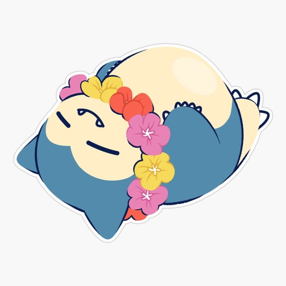Sleeping Summer Boy Vinyl Decal Sticker
