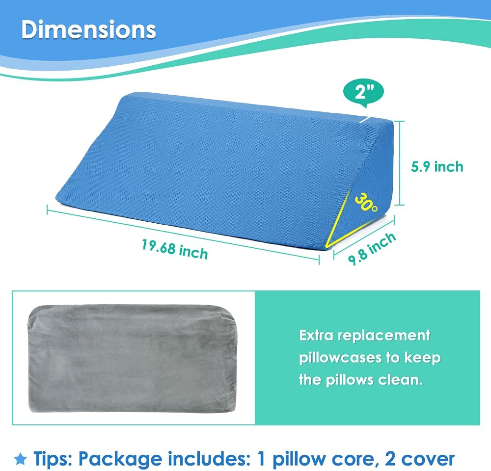 Sleeping Wedge Pillow For Adults Seniors Post Surgery Wedge Pillow Set