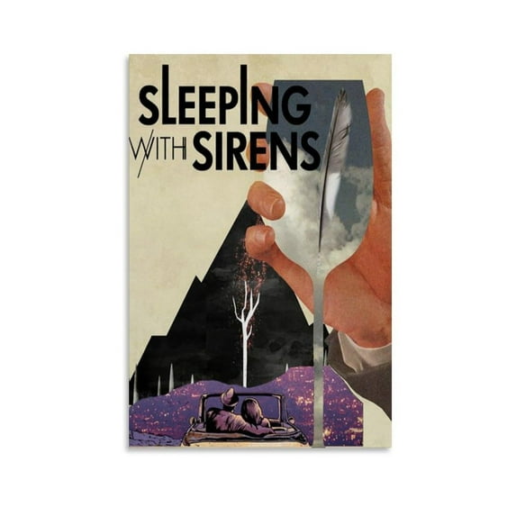 Sleeping With Sirens (2) Canvas Poster Wall Art Decor Print Picture Paintings for Living Room Bedroom Decoration