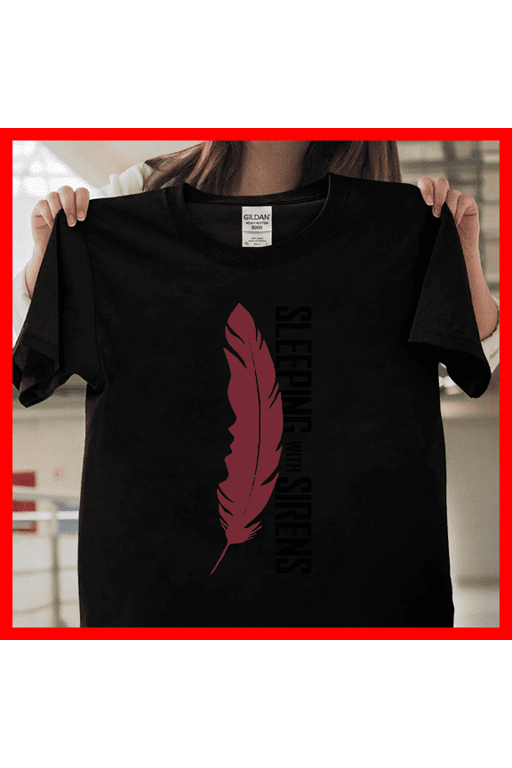 Sleeping With Sirens Graphic Vintage Punk Rock Band Retro Music Fan T1178 Unisex Graphic T-Shirt Soft Cotton, Sizes S-5XL