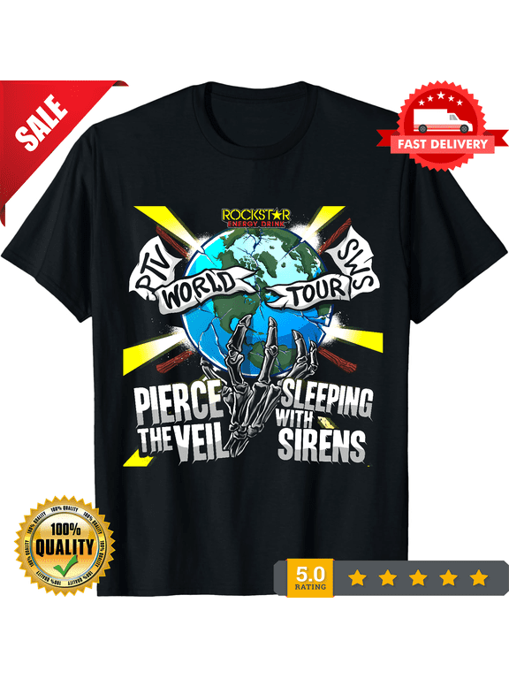 Sleeping With Sirens - Pierce of Viel Rare All Size Men and Women T-Shirt CV149, NEW INSTOCK-TH85144