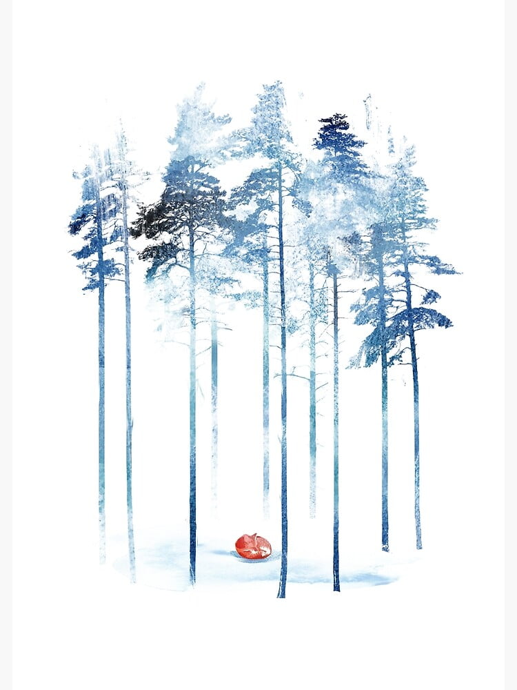 Sleeping in the woods Canvas Poster Decor Landscape Office Room Decor