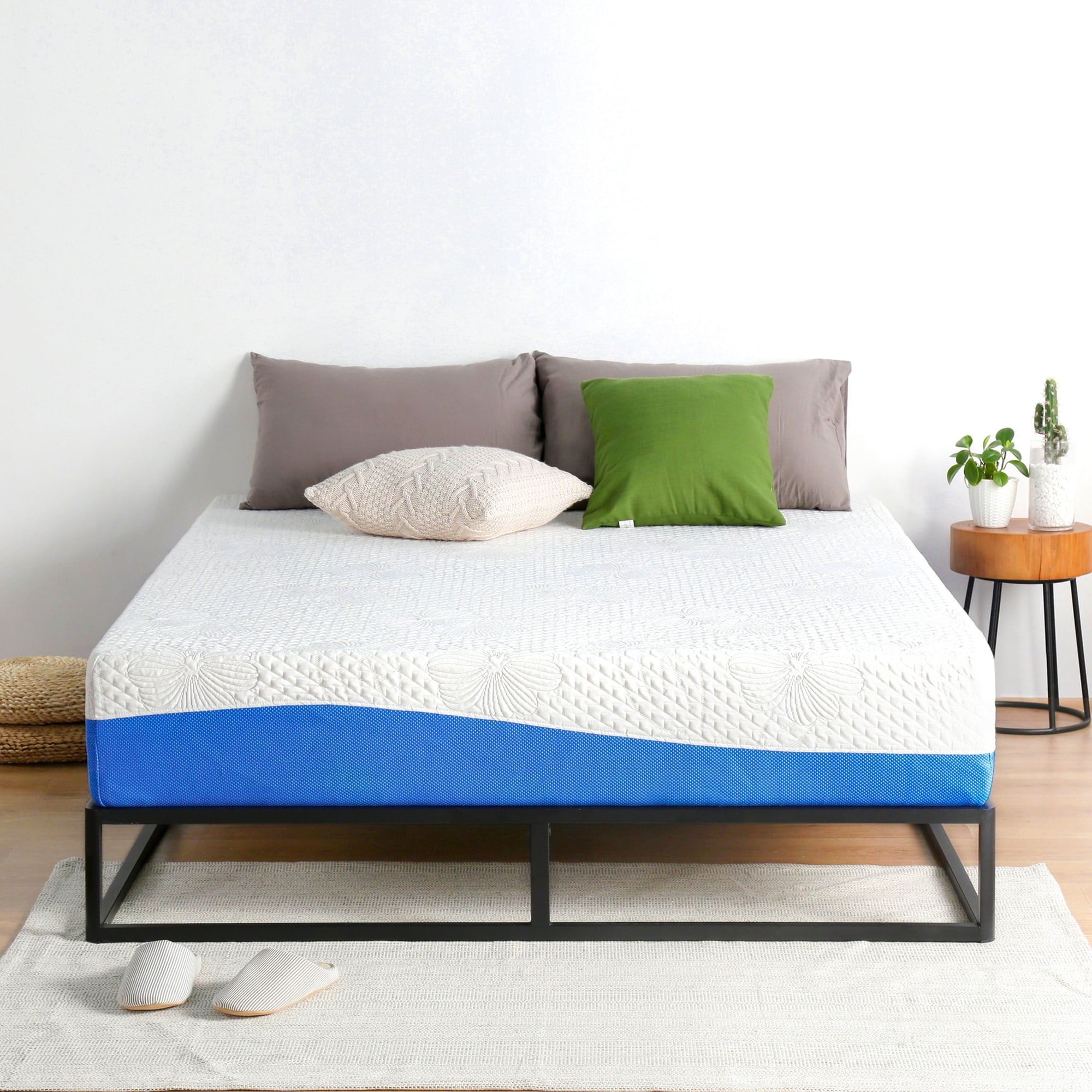 Full size bed frame for memory foam mattress deals