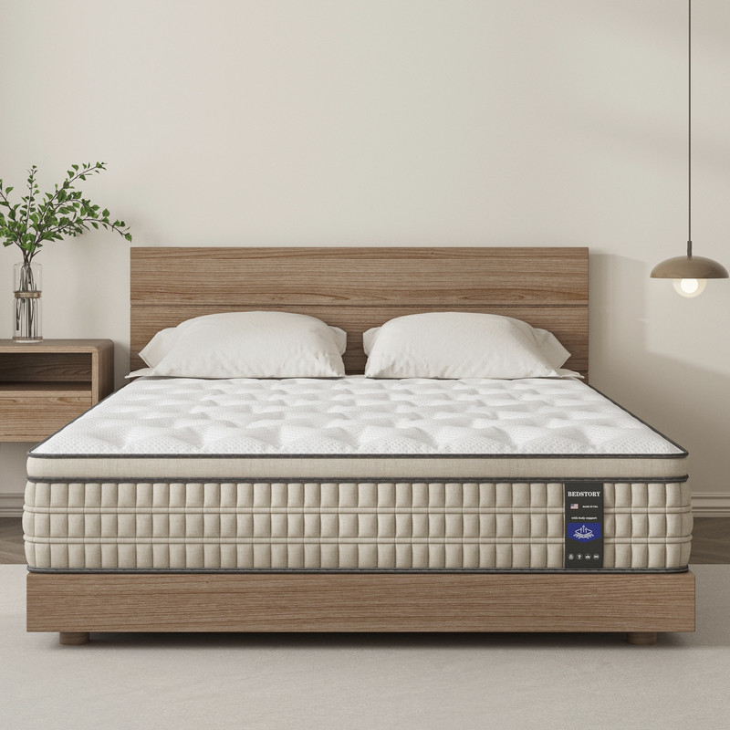 Sleepmax Dreamix 12" Queen Firm Mattress, 365 Night Trial, Euro Top, Motion Isolation, CertiPUR-US, Adult