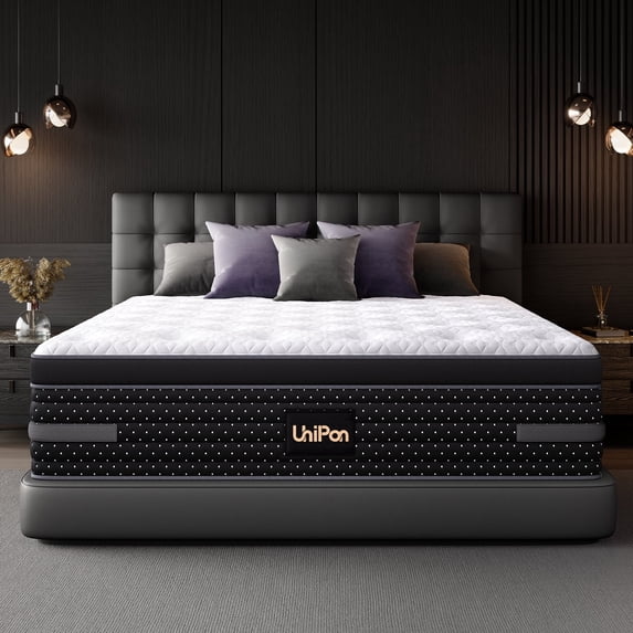 Bedstory Cloudrix 14" Extra Firm Queen Hybrid Mattress with Cooling Gel Memory Foam, Euro Top, CertiPUR-US, Fiberglass Free, 365-Night Trial
