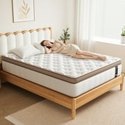 Sleepmax Soma 12 Firm Mattress Queen, 365 Night Trial, Euro Top, 800+ Pocket Spring for Motion Isolation, Certipur-Us, Adult