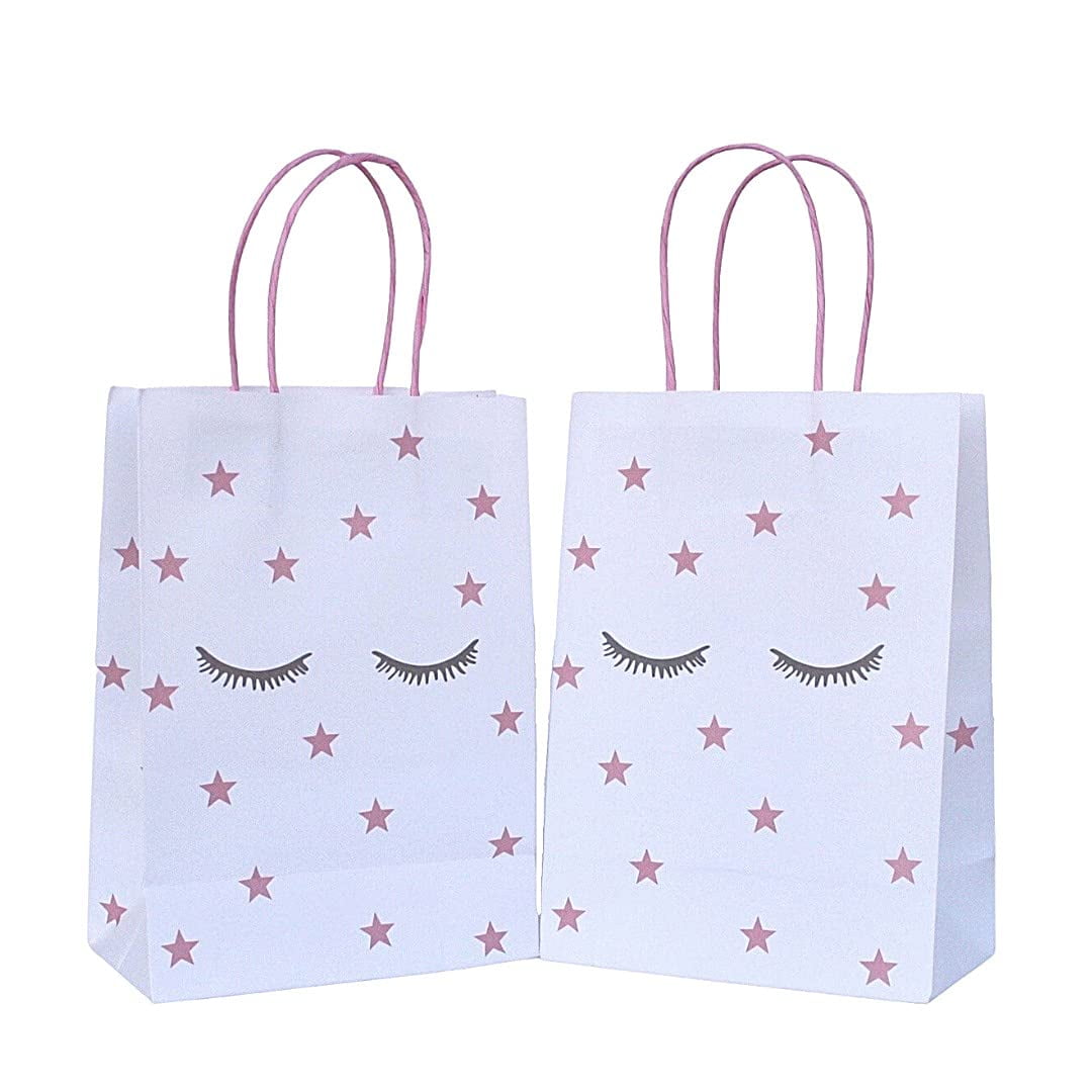 Sleepover Party Bags (Set of 8) Teepee Slumber Glamper Sleepover Favor Bags Sleepover Treat