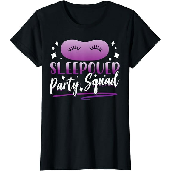 Sleepover Party Squad Overnight Team Cute T-Shirt