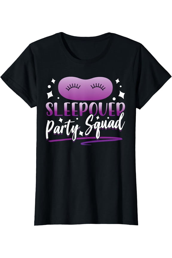 Sleepover Party Squad Overnight Team Cute T-Shirt