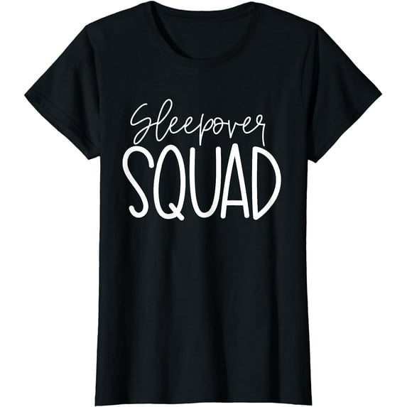Sleepover Squad Slumber Party Crew Pajama BFF Bestie T-Shirt