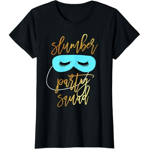 Sleepover Squad Slumber Party Pajamas for Teen Girls Women T-Shirt