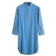 thumbnail image 1 of Sleepshirt Cotton Nightshirt For Mens-DF, 1 of 1