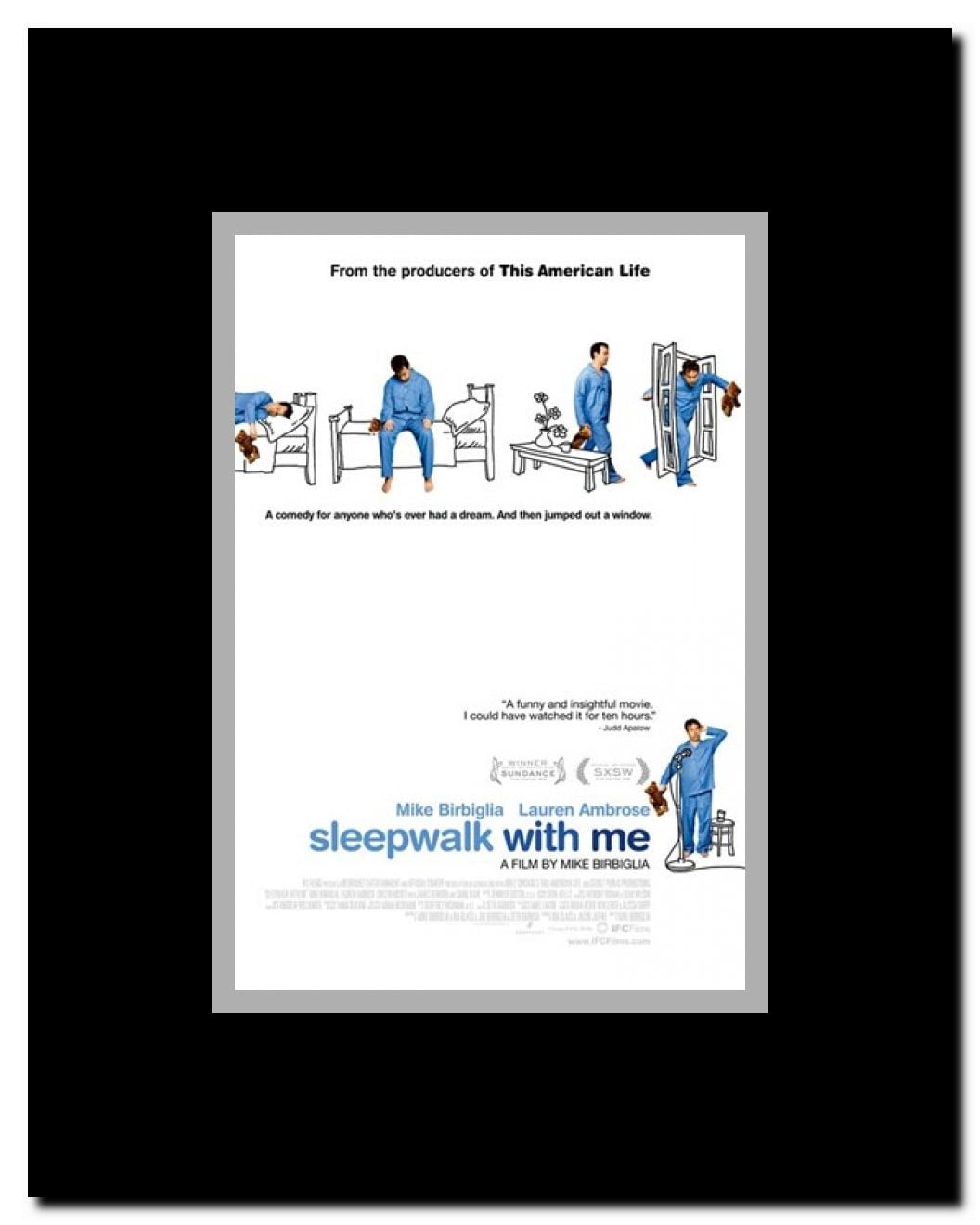 Sleepwalk with Me Framed Movie Poster