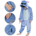 thumbnail image 1 of Sleepwear Holiday Pajamas Cosplay Cartoon Hooded Kid Girls Boy Jumpsuits, 1 of 7