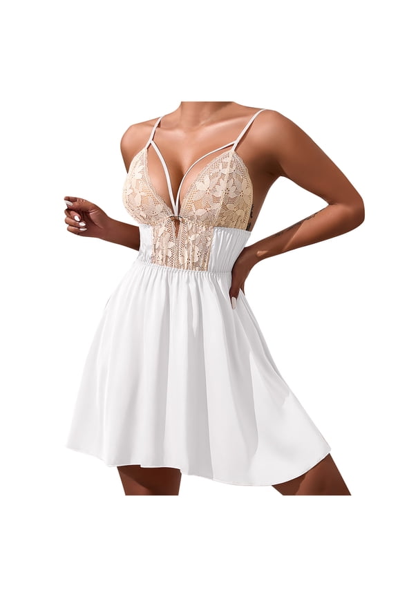 Sleepwear for Women Sexy Babydoll Lingerie for Women Pushup