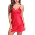 thumbnail image 1 of Sleepwear for Women Tank Nightgown Chemise Racerback Sleeveless Sleep Dress, 1 of 4