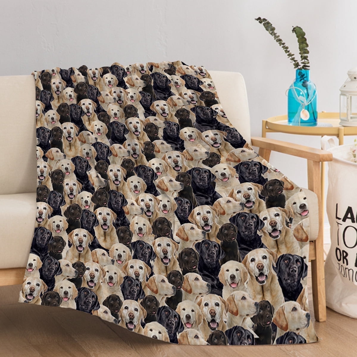 Sleepwish Fleece Throw Blanket Boho Chic Golden Sun Moon and Sta 並行輸入品 Sleepwish Dog Throw Blanket Flannel Fleece Blanket, Cat Blanket Gray Throws  for Couch Sofa, 50x60\"